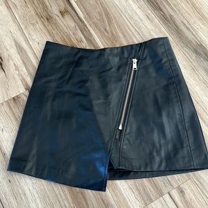 Zara Faux Leather Mini skirt
